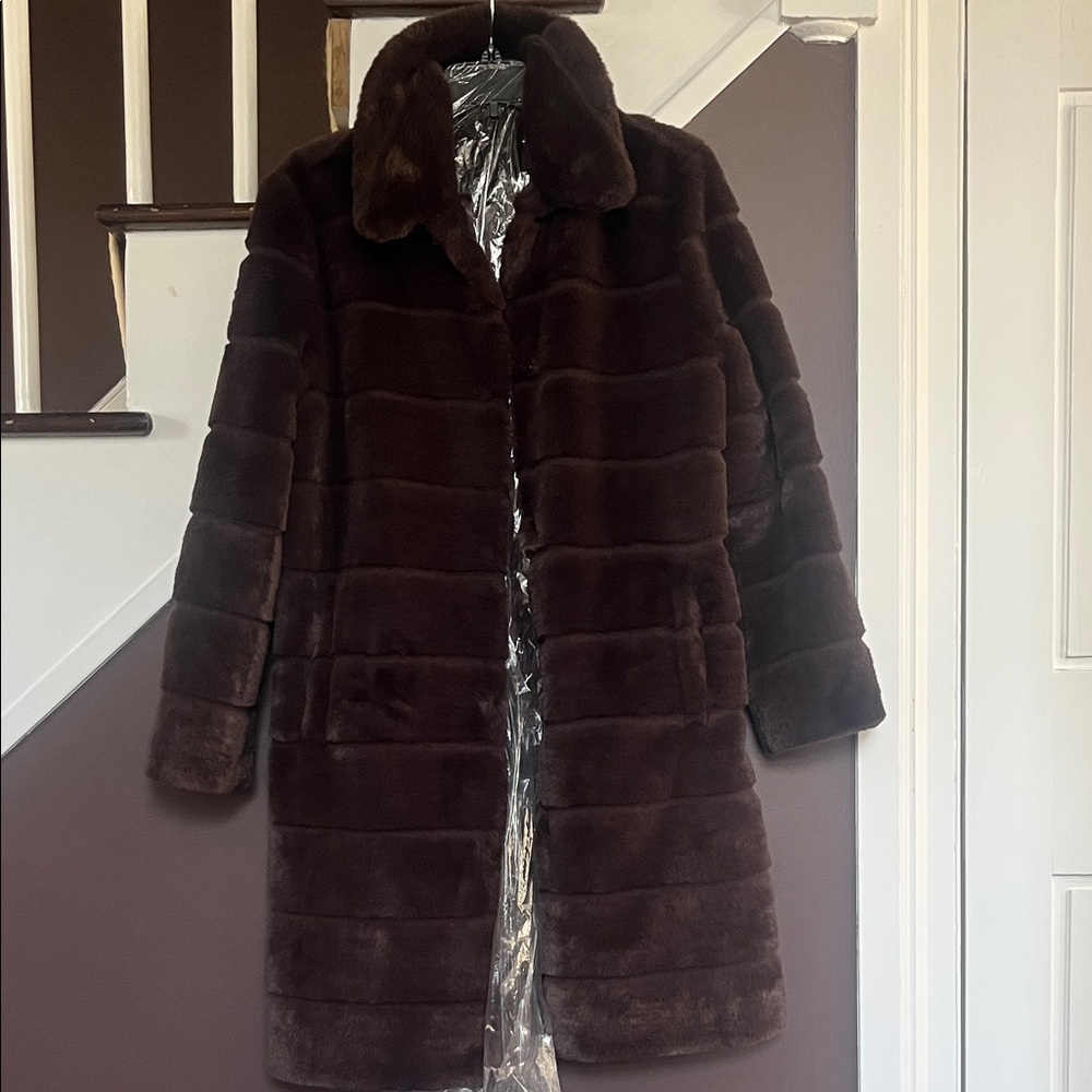 Quince Dark Brown Teddy Jacket